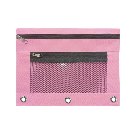 IHXUXE Large Pencil Pouch for 3 Ring Binder, Zipper Pencil Case, Pen Bag/Pen Case, Small Cosmetic bag, Storage Container, 2pc