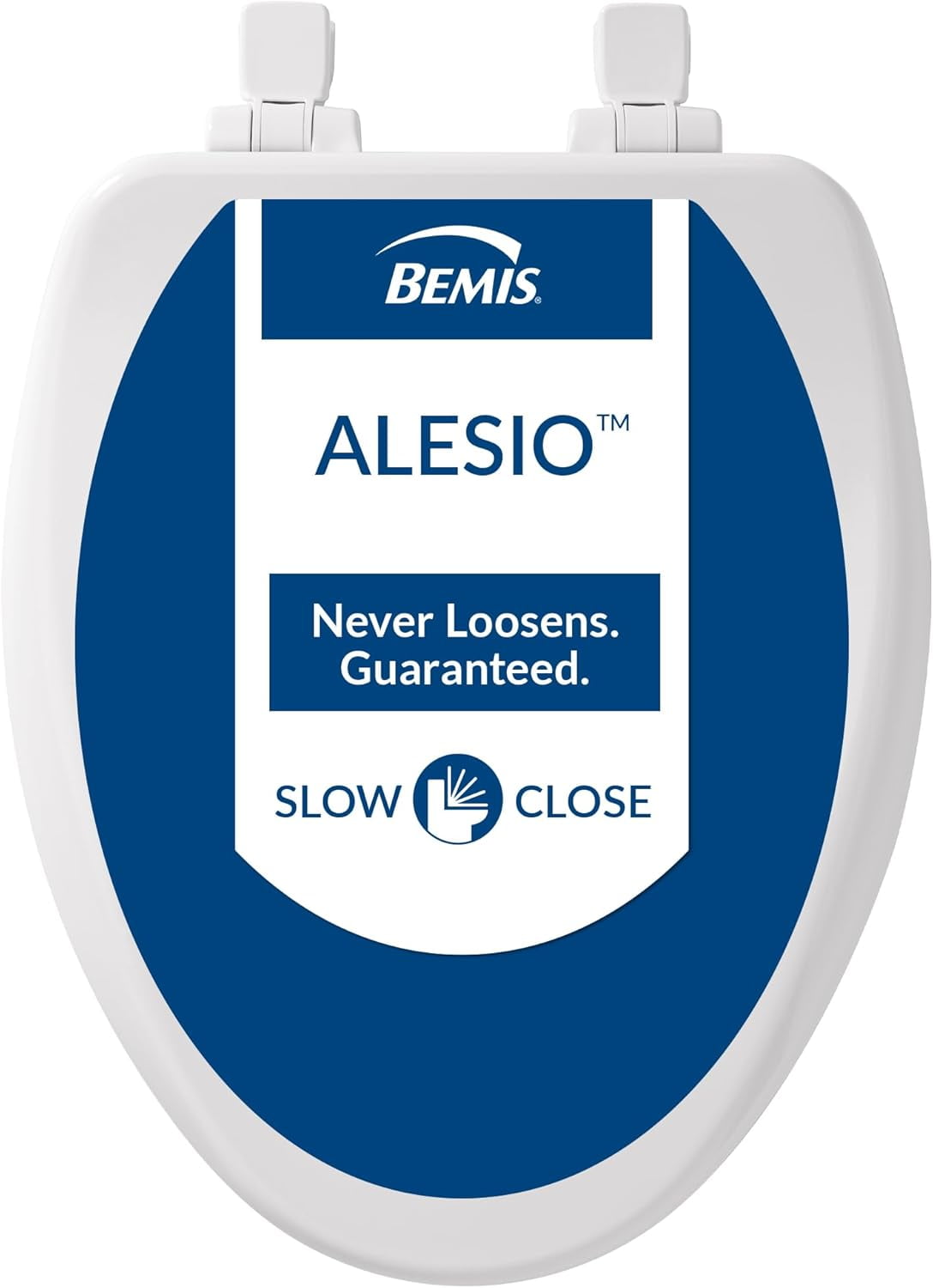 II Toilet Seat with Slow Close, Never Loosen and Provide the Perfect