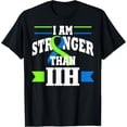 thumbnail image 1 of IIH Intracranial Hypertension Awareness Ribbon T-Shirt, 1 of 5