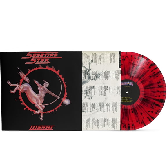 Shooting Star - III Wishes - Red & Black Splatter - Music & Performance - Vinyl