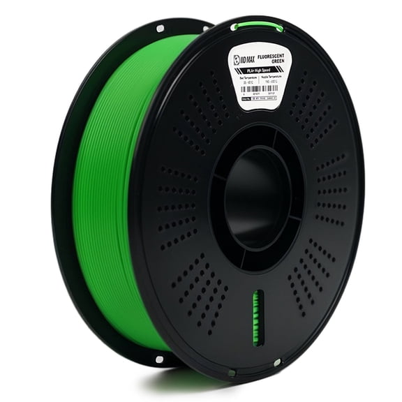 IIID MAX HS PLA PLUS Filament (Fluorescent Green), 1.75mm 3D Printer PLA+ Filament, 2.2lb Spool of 3D Printing Filament PLA with Dimensional Accuracy