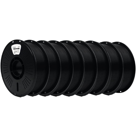 IIID MAX / Fremover -  HS PLA PLUS Filament, Black (8-Pack) -  1.75mm 3D Printer PLA+ Filament - 8 X (1Kg/2.2lb Spool)