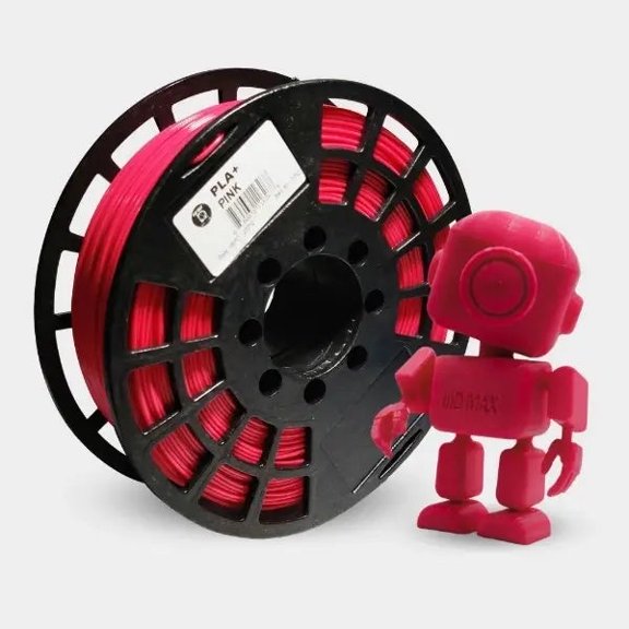 IIID MAX PLA Plus Filament (Pink), 1.75mm 3D Printer PLA+ Filament, 1Kg/2.2lb Spool of 3D Printing Filament PLA with Dimensional Accuracy +/- 0.03mm, Fits Most FDM Printers, Made in USA