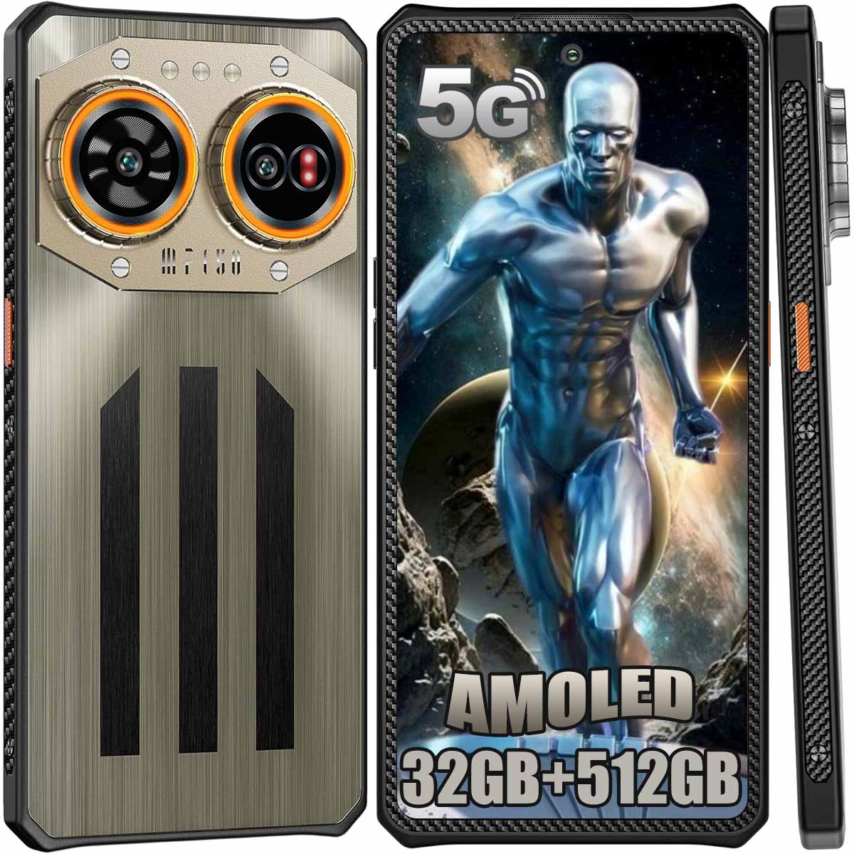 IIIF150 Air2 Ultra 5G Rugged Phone 16GB+512GB 120Hz AMOLED Screen 108MP 65W Fast Charge Smartphone