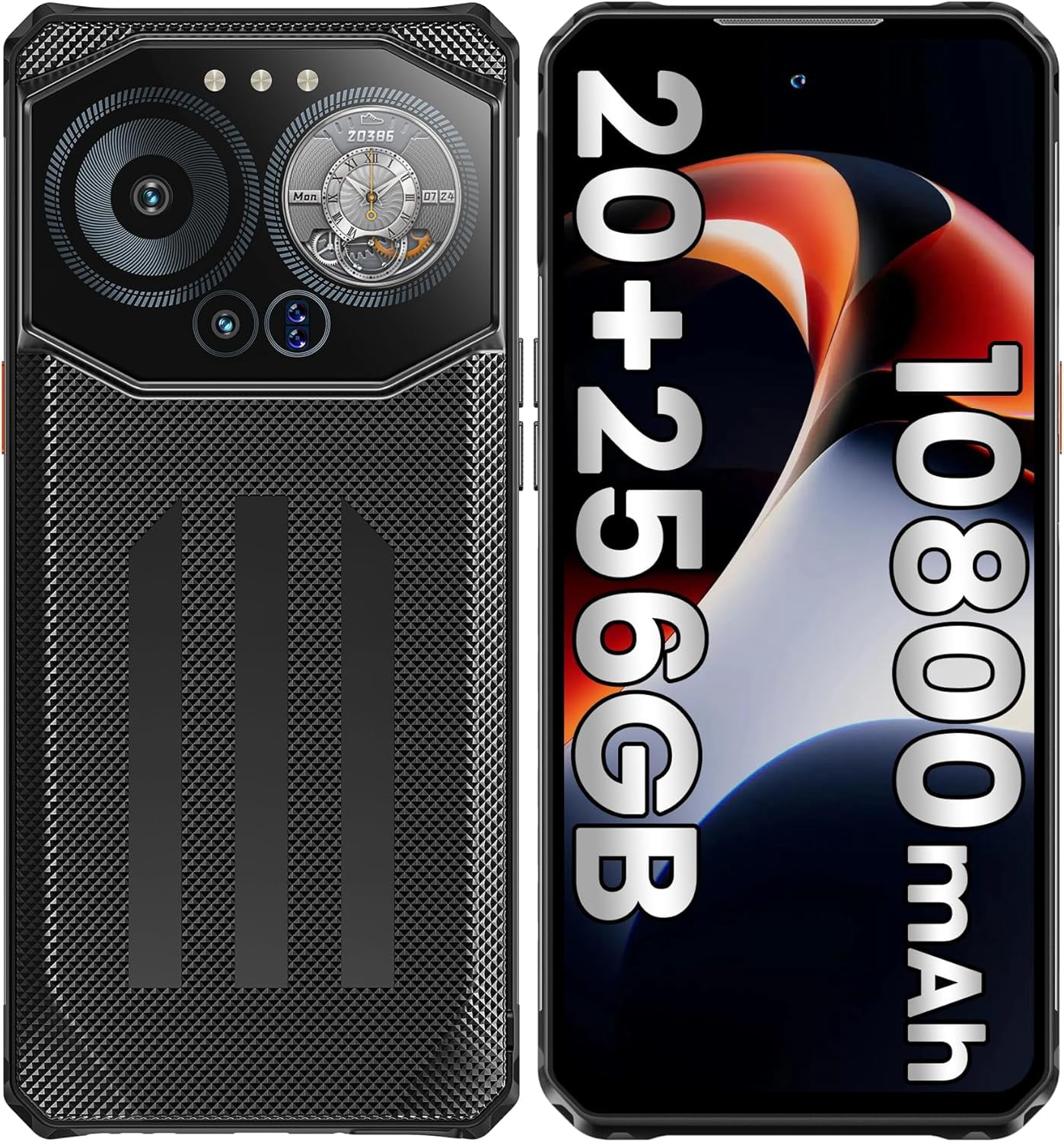 IIIF150 B3 Outdoor Mobile Phone Without Contract, 20(8 12)GB 256GB/1TB, 10800mAh/30W,black