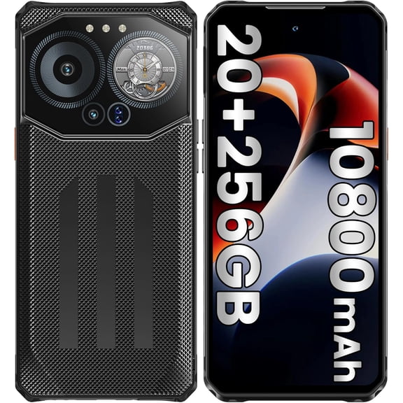 IIIF150 B3 Outdoor Mobile Phone Without Contract, 20(8 12)GB 256GB/1TB, 10800mAh/30W,black