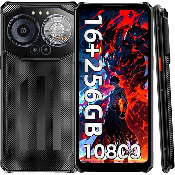 IIIF150 B3C Rugged Smartphone, 10800mAh Battery, 16GB RAM 256GB ROM/1TB Rugged Phone, 6.6" Screen