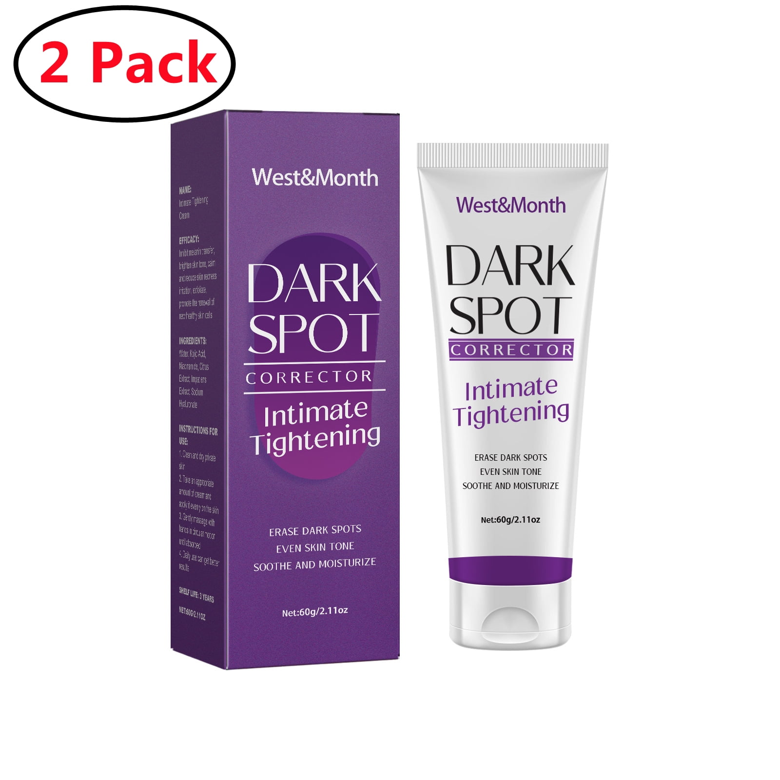 IIRich 2 Pack Underarm Brightening Serum for Armpit, Elbows, Knees