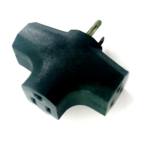 IIT 15A 125V Green T-Shaped 3 way Electrical Outlet
