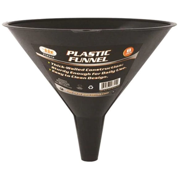 IIT 16315 8" Plastic Funnel,