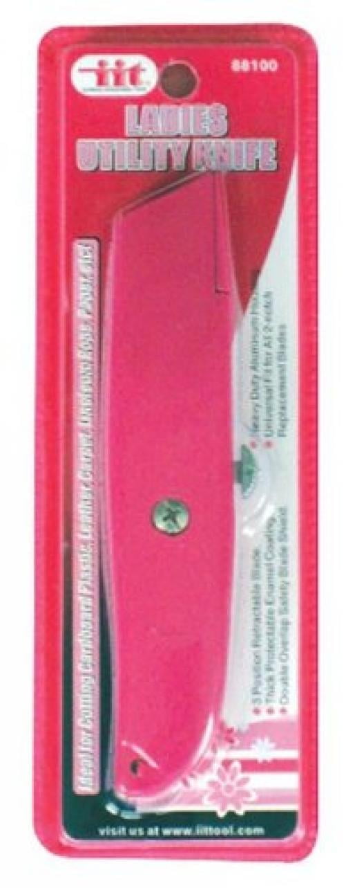 10 Safety Box Cutter Utility Knife Retractable Snap off Razor Blade ORANGE  PINK 