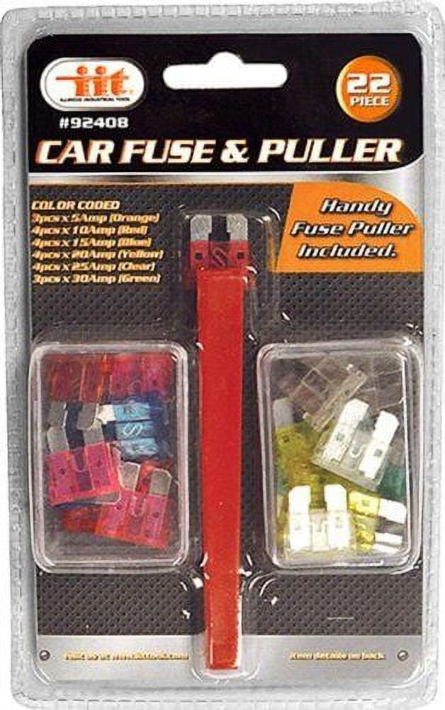 IIT 92408 Car Fuse and Puller Set, 22Piece