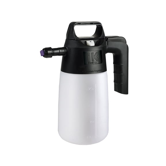 IK Foam 1.5  Pump Spray Foamer  35 oZ  Car Detailing, Cleaning, Maintenance & Disinfection  High Precision & Safety - Foam Sprayer - Translucent Tank with Level Indicator