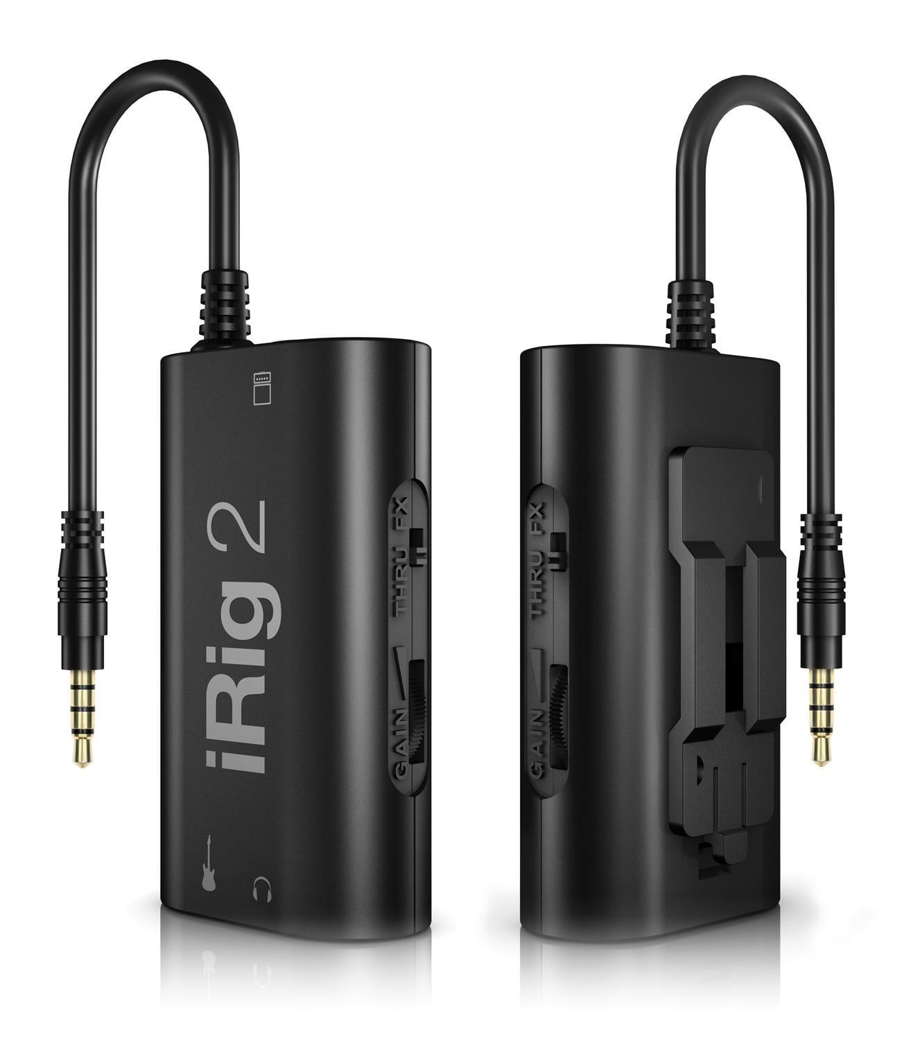 IK Multimedia iRig 2, Portable Guitar Audio Interface for iOS/Android ...