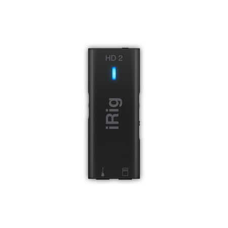IK Multimedia iRig HD 2 Guitar Audio Interface for iPhone, iPad, Mac, PC (Black)