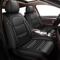 thumbnail image 1 of LAONNVIR Car 5-Seat Covers Front & Rear Full Set for Ford Bronco Sport 2021-2024 Car Seat Covers PU Leather Cushion Pad (Black), 1 of 5