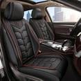 thumbnail image 1 of LAONNVIR Full Set Seat Covers Fit for Chevrolet Trailblazer 2021-2024 Custom Faux Leather Car Seat Cover(5 Seat,Redline), 1 of 9