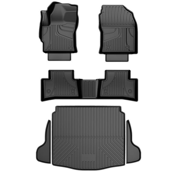 IKABEVEM Original Floor Mats & Cargo Liner for 2023-2025 Honda HRV - Custom Fit Floor Liners and Trunk Mat for Hyundai Tucson