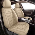 thumbnail image 1 of LAONNVIR Seat Covers Fit for Toyota RAV4 2013-2024 2025: Full Set Waterproof Leather Car Vehicle Seat Covers Protector Compatible Airbag Automotive Seat Covers (5 Seat Full Set,Beige), 1 of 5