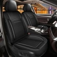 thumbnail image 1 of LAONNVIR Seat Covers Fit for ACURA RDX 2010-2024 Faux Leather Full Set of Seat Cover Airbag Compatible Waterproof Car Seat Cushion 5 Seats (Black), 1 of 5