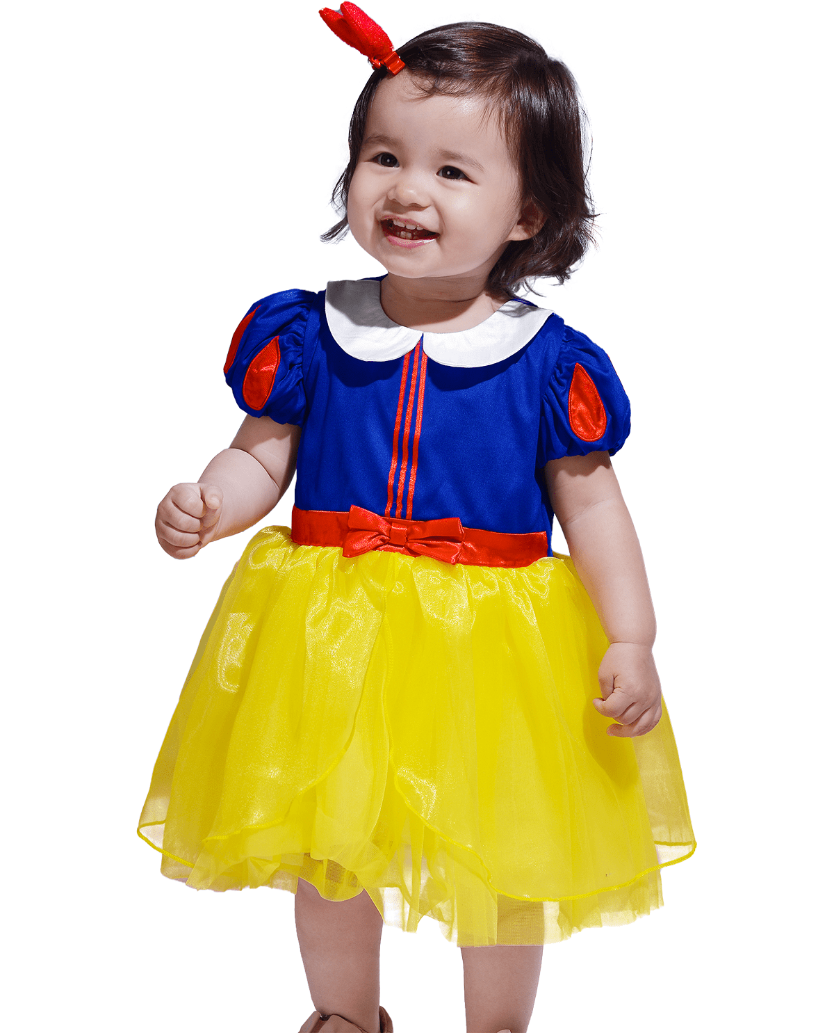 IKALI Baby Girls Princess Costume Dress up Clothes, Toddler Tutu Yellow
