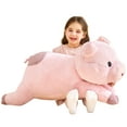 thumbnail image 1 of IKASA Giant Pig Stuffed Animal Plush Toy,Large Jumbo 30" Pink Huge Cute Soft Toys,Big Size Fluffy Plushy Fat Oversized Plushie,Gifts for Kids Girls Boys Girlfriend Children, 1 of 5