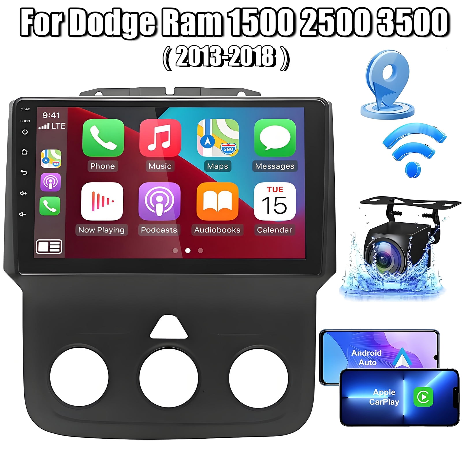 Autoparts-garden8 Android 13 Car Stereo For 1994-2002 Dodge Ram 1500 2500 3500 With Carplay & GPS