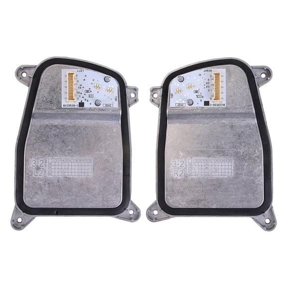 IKASEFU 2Pcs DRL Daytime Running Light Turn Signal Control Unit Module Stabilizer Left Compatible for Mini F56 2013-2019 Replaces 63118737589 63118737590