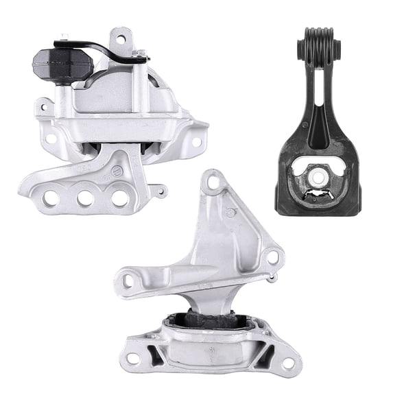 IKASEFU 3pcs Engine Mounts for Honda Civic 1.5L 2016-2021, 50820-TBA-A04, 50890-TBA-A82, 50850-TBC-A81