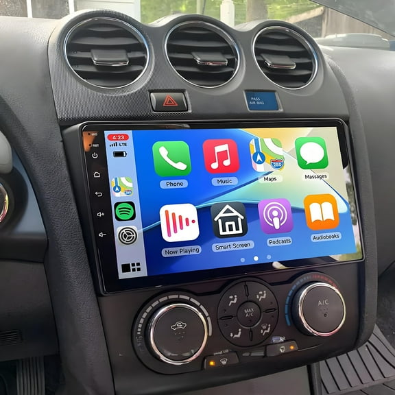 IKASEFU 9" Android 13 Car Radio for Nissan Altima 2008-2012 IPS HD Touchscreen Screen Car Stereo with Carplay & Android Auto Support GPS Navi FM WiFi BT