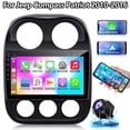 thumbnail image 1 of IKASEFU Car Radio for Jeep Compass Patriot 2010-2016, 10.1 inch Android 13 Touch Screen Stereo With Wireless Carplay Android Auto Mirror Link SWC Bluetooth WiFi, 1 of 12