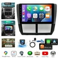 thumbnail image 1 of IKASEFU Car Radio Stereo Android 13 for Subaru Forester 2008-2012, 9 inch Touch Screen GPS Navi 2G+32G with Carplay/Android Auto SWC GPS WiFi Bluetooth FM RDS AM DSP, 1 of 12