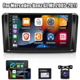 thumbnail image 1 of IKASEFU Car Radio for Mercedes Benz GL ML 2005-2011 Android 13 Carplay Android Auto Touch Screen Stereo GPS with AHD Backup Camera, 1 of 10
