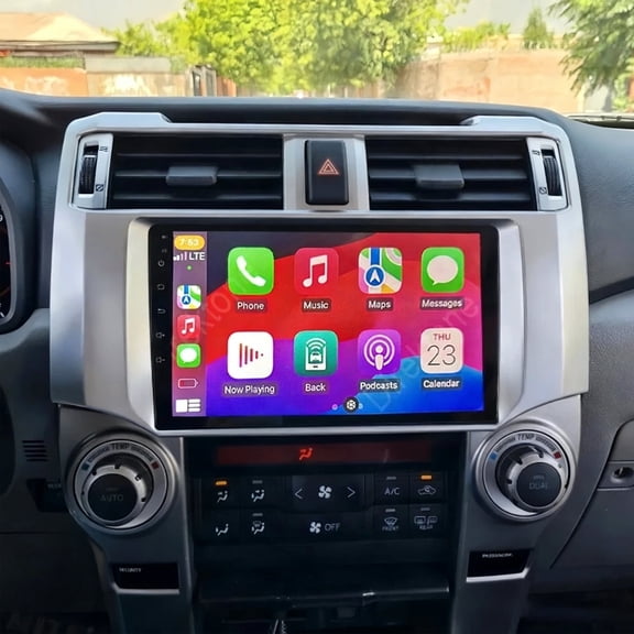 IKASEFU Car Radio for Toyota 4Runner 2009-2019, 9 Inch Touchscreen Car Stereo with Wireless Carplay Android Auto Support GPS Bluetooth FM SWC