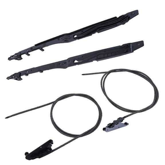 IKASEFU Sunroof Glass Cables Track Assembly Set Compatible for F250 F350 2017-2019 AP363380 FL3Z16502C22