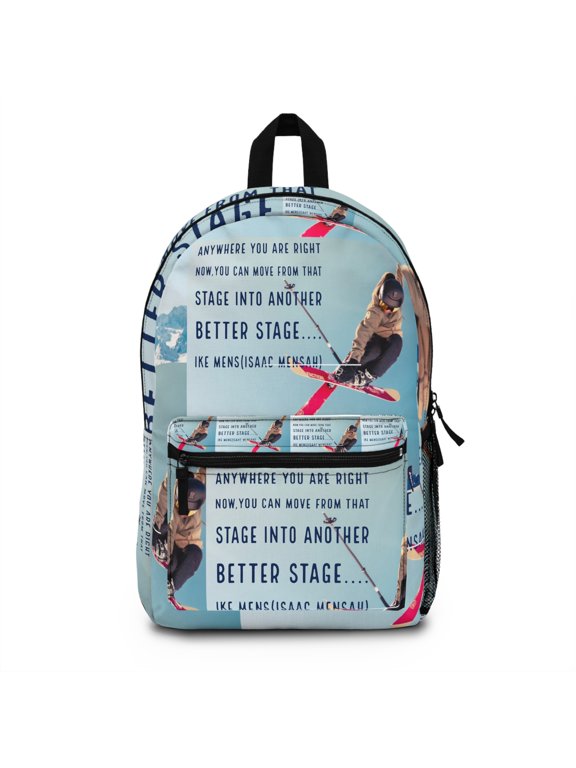 IKE MENS Quote Backpack (Made in USA)