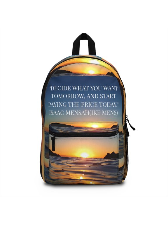 IKE MENS Quote Backpack (Made in USA)
