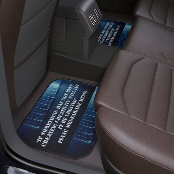 IKE MENS Quote Car Floor Mats, 1pc