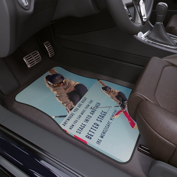 IKE MENS Quote Car Floor Mats, 1pc