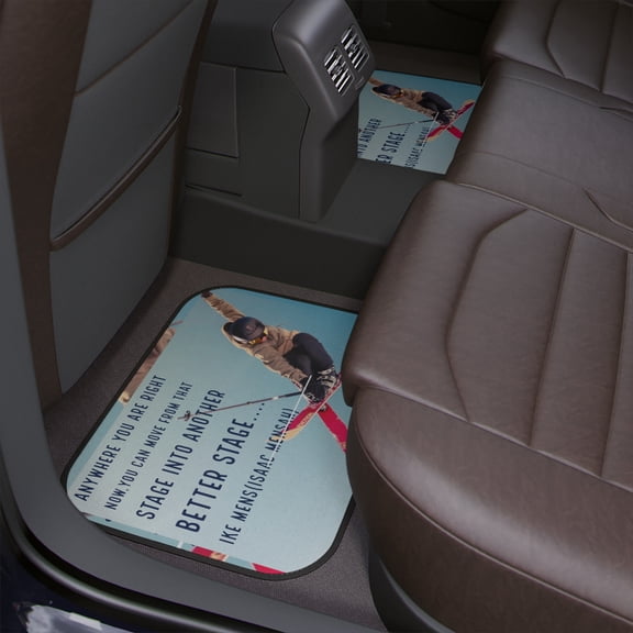 IKE MENS Quote Car Floor Mats, 1pc
