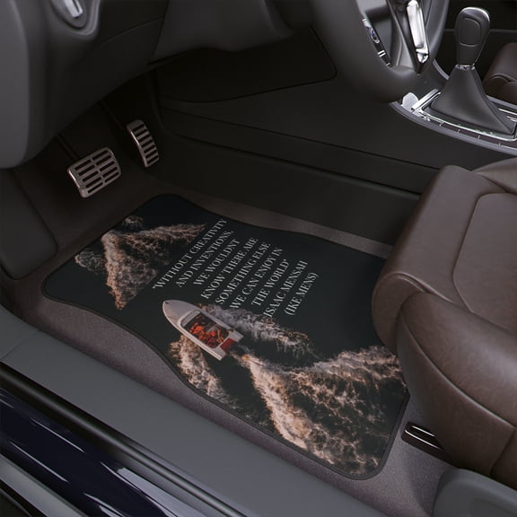 IKE MENS Quote Car Floor Mats, 1pc