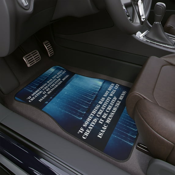 IKE MENS Quote Car Floor Mats, 1pc