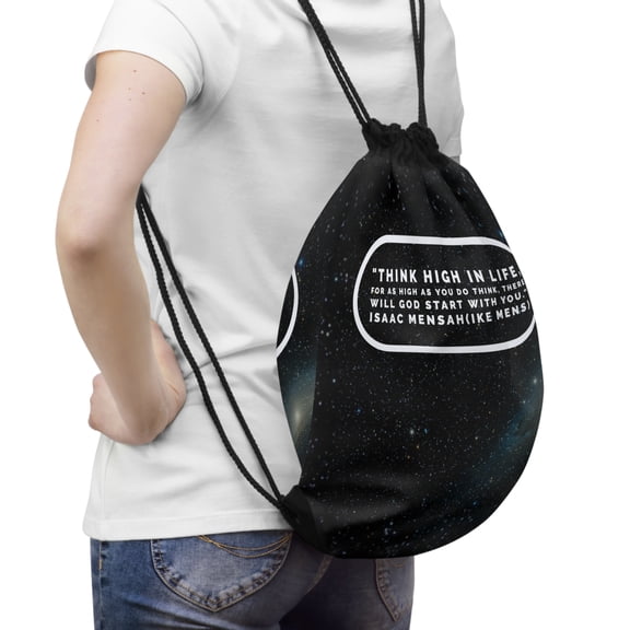 IKE MENS Quote Drawstring Bag
