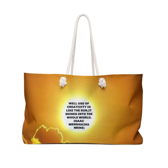 IKE MENS Quote Weekender Bag