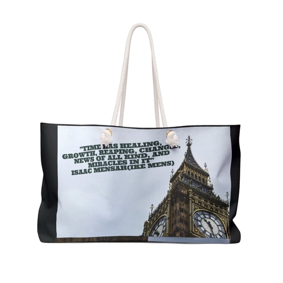 IKE MENS Quote Weekender Bag