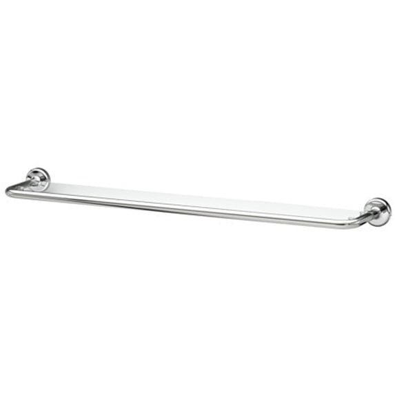 IKEA Glass shelf, chrome effect 628.82617.3030