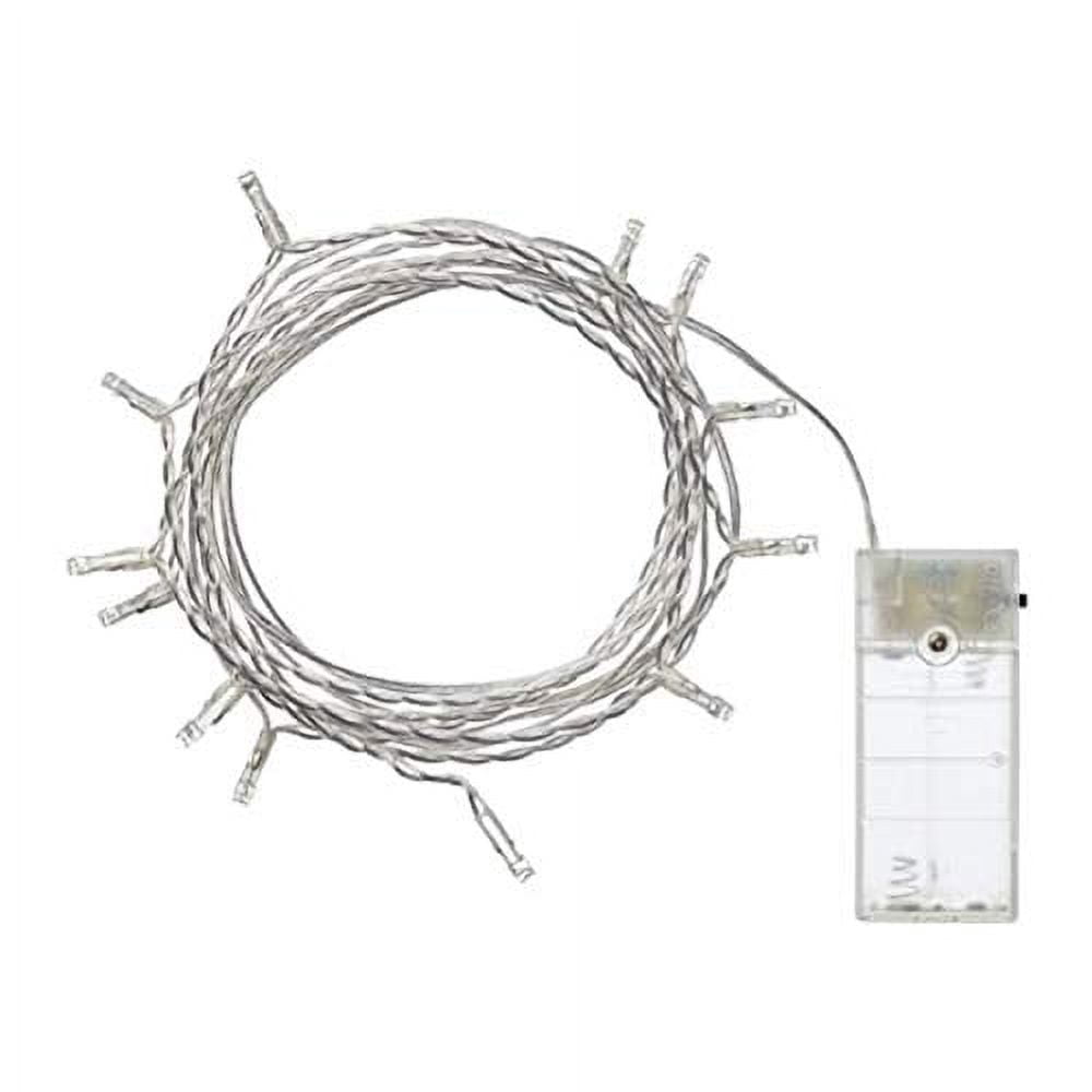 IKEA Ledfyr LED String Light with 12 Lights Indoor Battery Operated ...