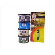IKEDA Car Air Fresheners 4 Different of Scents New car smell, Marine squash, Vanilla and Jasmine