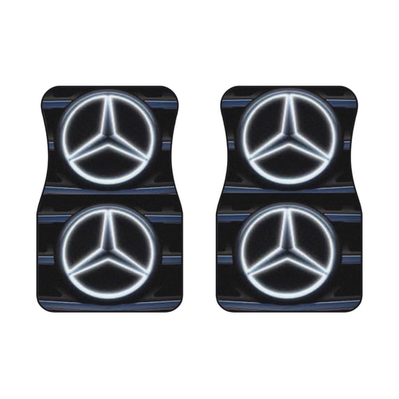 IKEMENSTORE, Non-Slip Backing, Front Floor Mats, Mercedes-Benz- 2 Piece