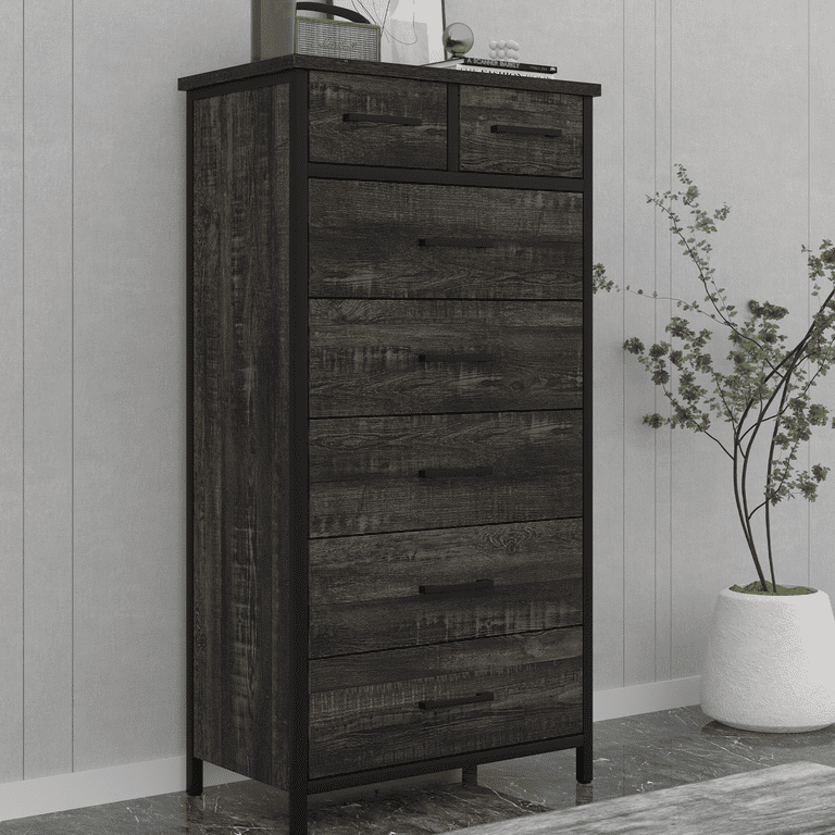 Industrial tall dresser store